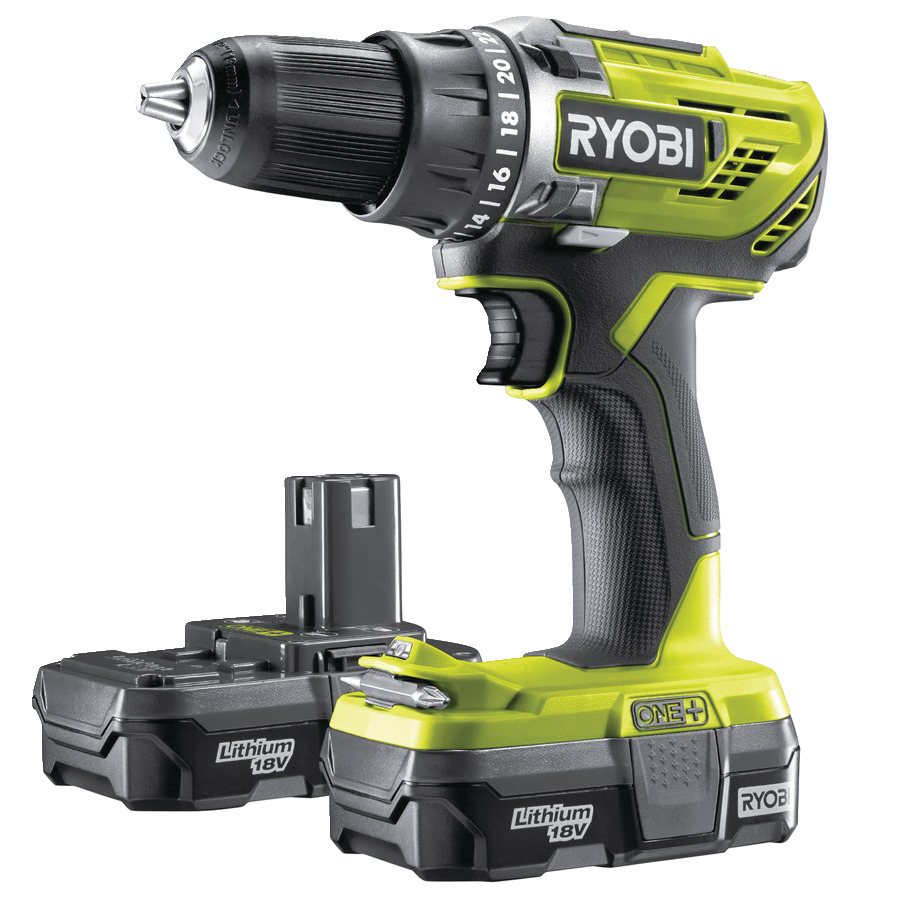 Vrtačka/šroubovák RYOBI R18DD3-213S 18V + akumulátor + nabíječka RY5133003352