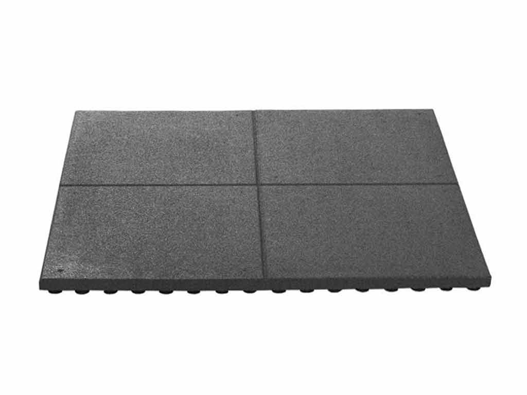 Gumová dlažba GUTTA Play 50 x 50 x 4 cm, černá GU4394114