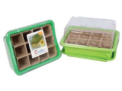 Minipařeniště + sadbová deska 12 polí (3 sady) MA251040