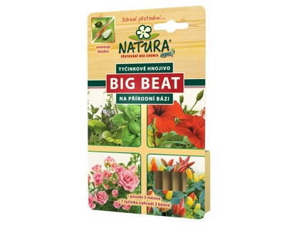Tyčinkové hnojivo NATURA Big Beat 12ks MA912346