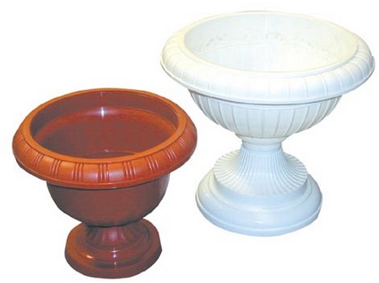 Květináč s nohou AMFORA 34 cm, hnědá MA311421