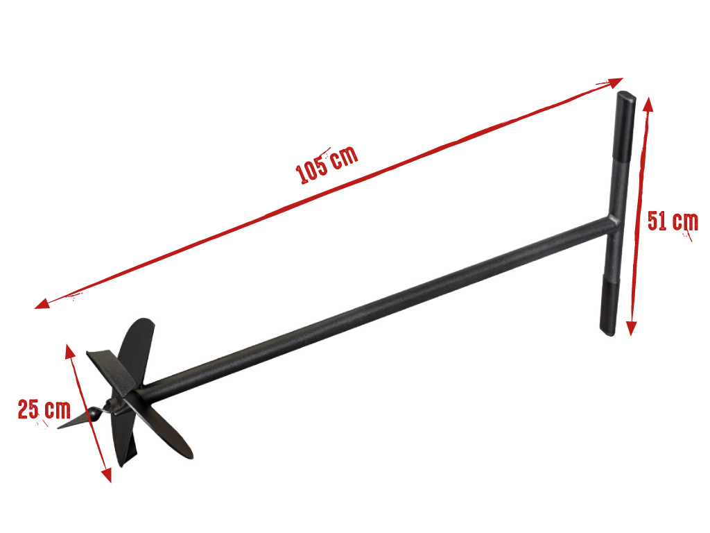 Zemní vrták CAPO 250 mm, ruční CASW-250/ER-CAPO - Obrázek 5