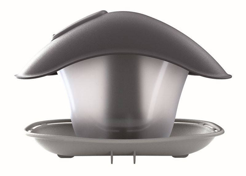 Krmítko pro ptáky BIRDYFEED SQUARE šedý kámen 24,8 cm PRIBFS-405U