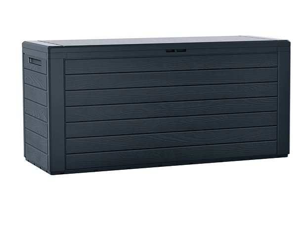 Zahradní box WOODEBOX 280 l - antracit 116 cm PRMBWL280-S433