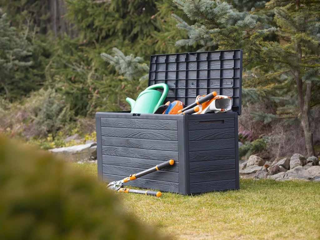 Zahradní box WOODEBOX 190 l - antracit 78 cm PRMBWL190-S433 (obrázek 4)