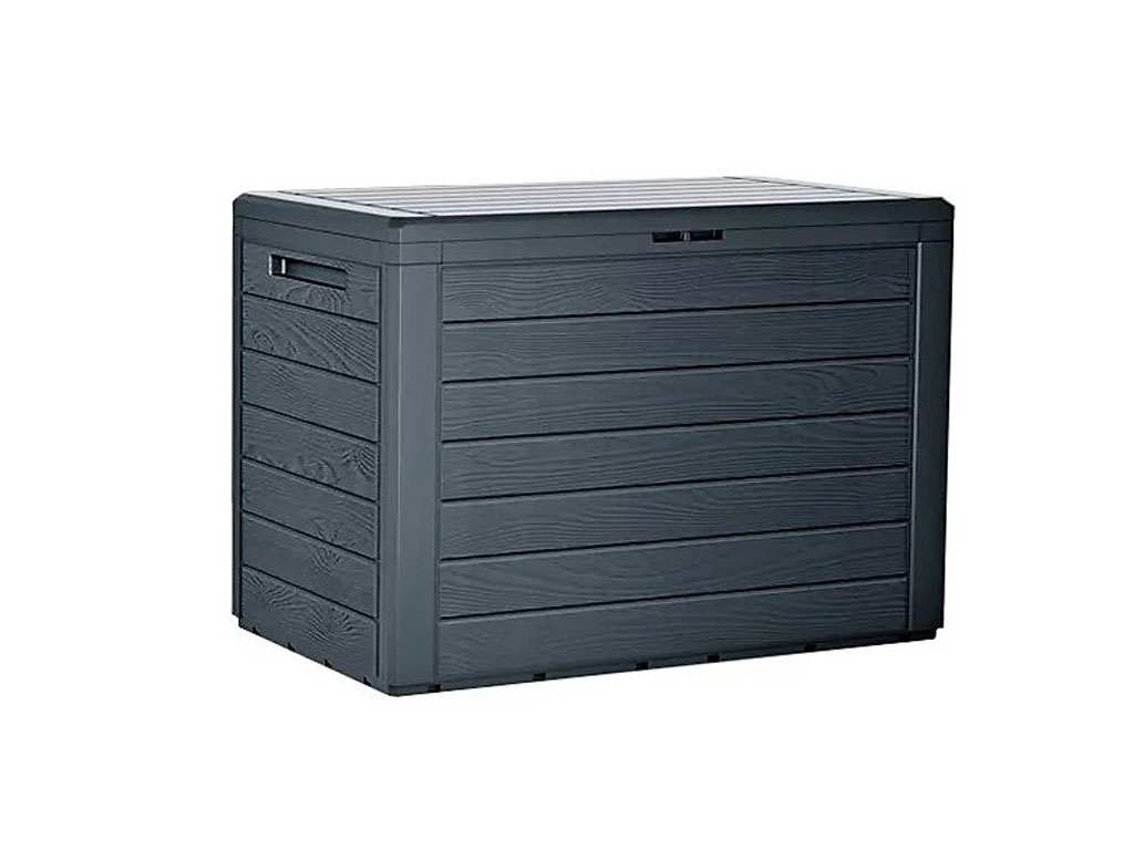 Zahradní box WOODEBOX 190 l - antracit 78 cm PRMBWL190-S433