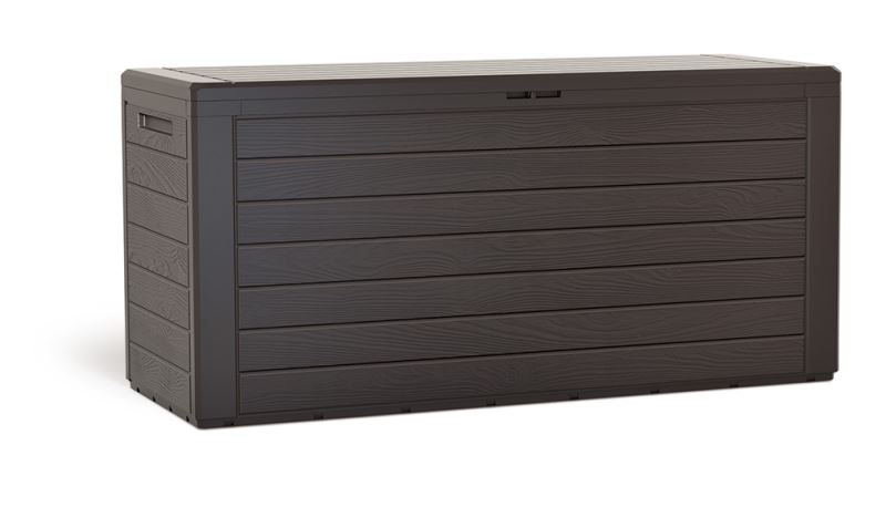 Zahradní box WOODEBOX 280 l - tmavě hnědá 116 cm PRMBWL280-440U