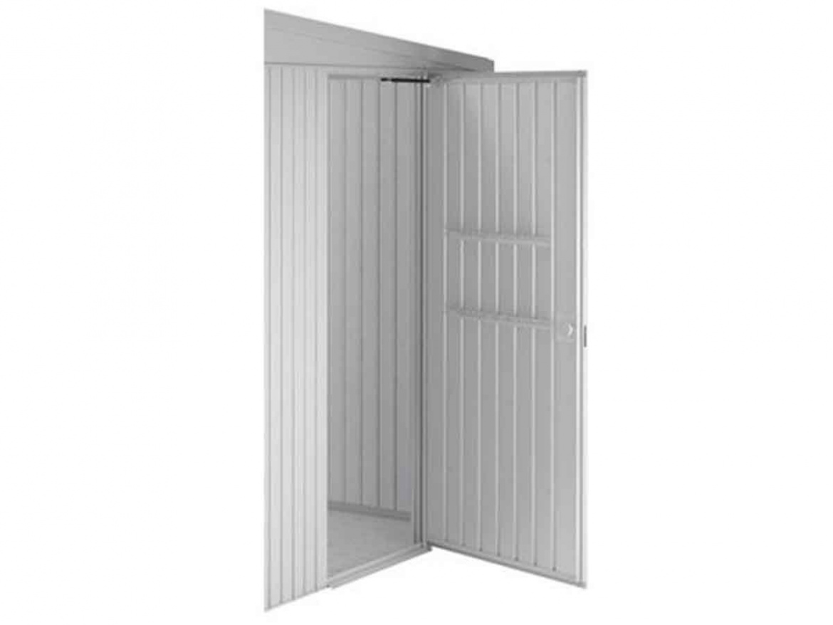 Dodatečné dveře k domku Biohort, stříbrná BH83002