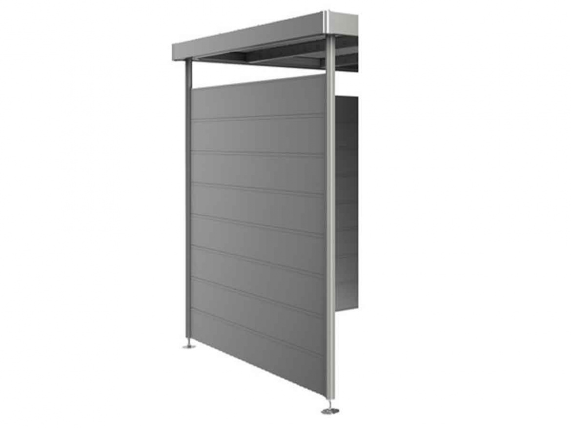 Boční stěna k postranní stříšce HIGHLINE H2 šedý křemen BH88038