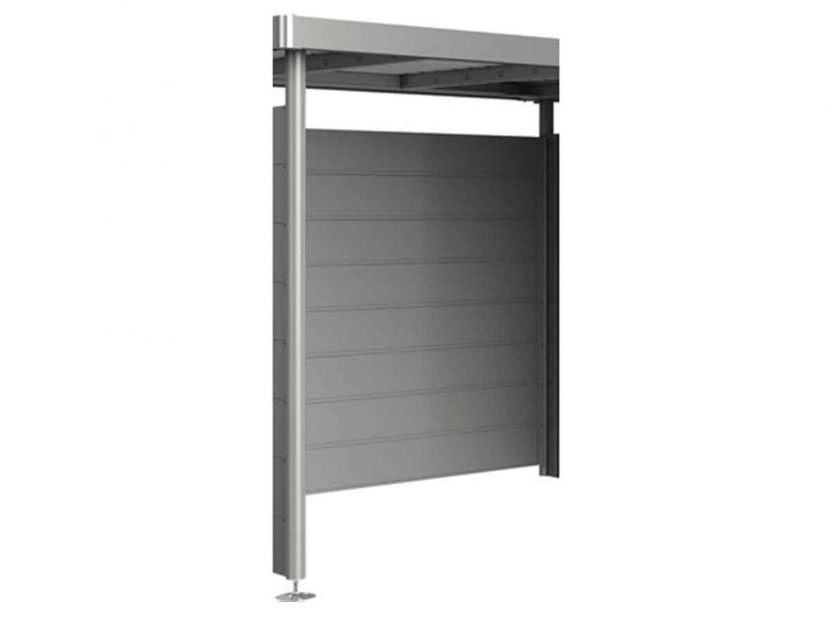 Zadní stěna pro postranní střechu k domku HIGHLINE šedý křemen BH88098