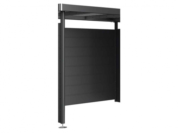 Zadní stěna pro postranní střechu k domku HIGHLINE tmavě šedá BH84098