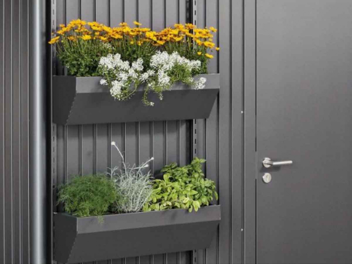 FloraBoard k domku Biohort, tmavě šedá BH47050