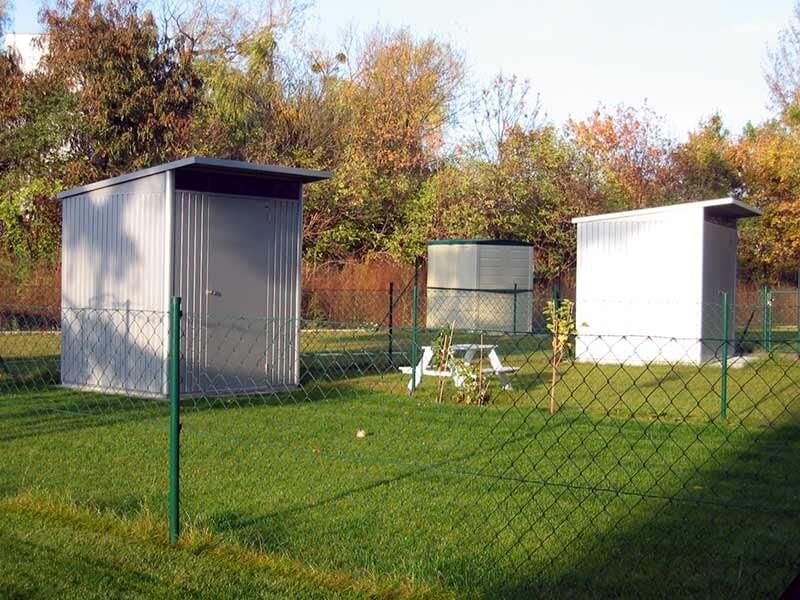 Domek na nářadí AVANTGARDE A1, stříbrná, jednokřídlé dveře BH15010 (obrázek 9)