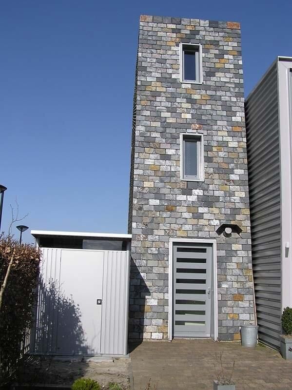 Domek na nářadí AVANTGARDE A6, stříbrná, jednokřídlé dveře BH15060 (obrázek 7)