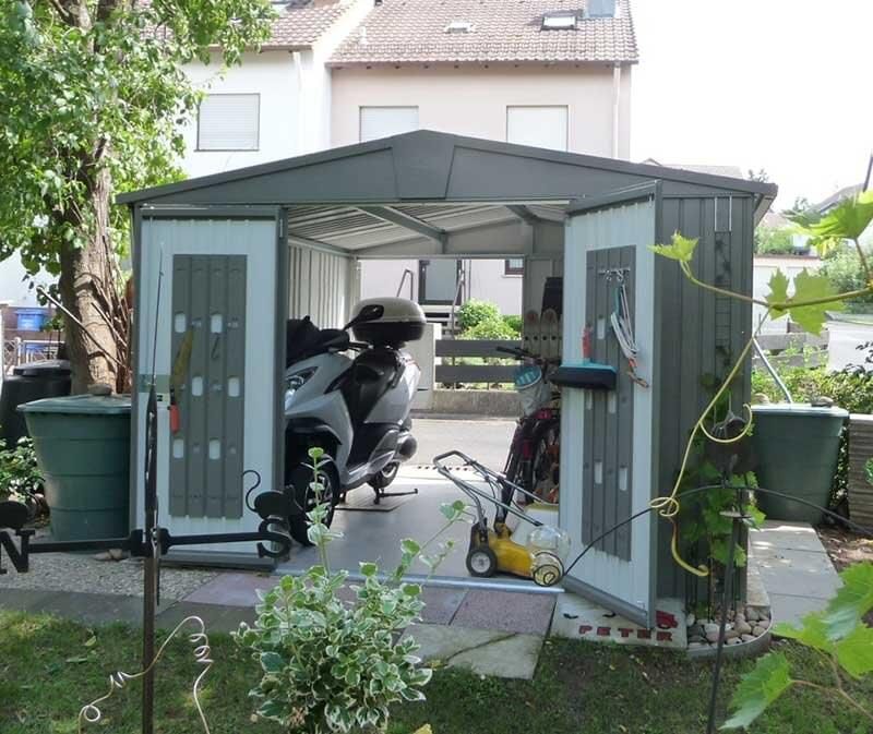 Domek na nářadí Biohort EUROPA 7, šedý křemen BH22070 (obrázek 5)