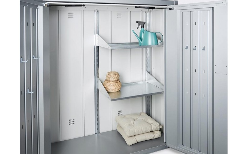 Skříňka na terasu Biohort ROMEO L, šedý křemen BH58080 - Obrázek 3