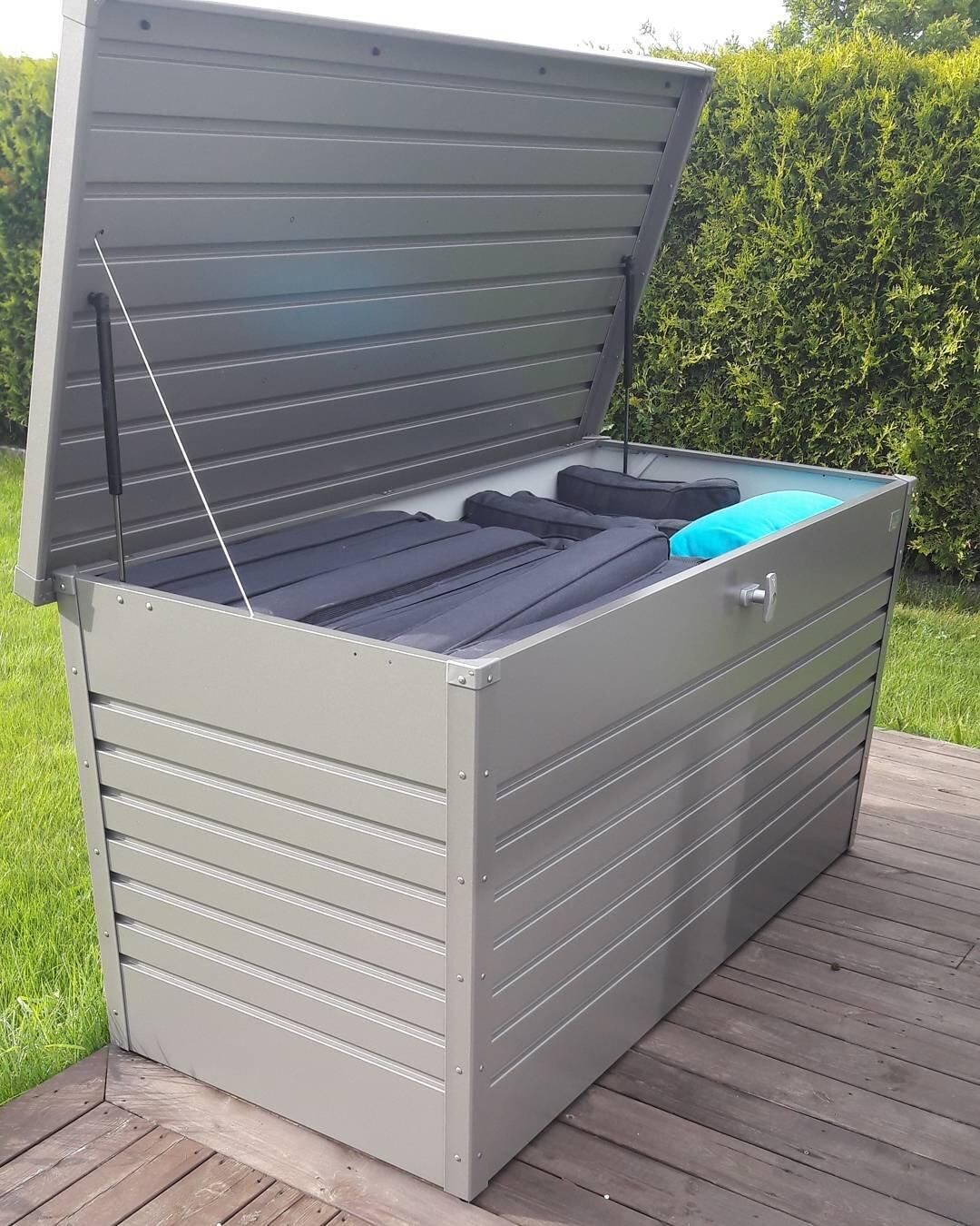 Úložný box Biohort FreizeitBox 130, stříbrná metalíza BH64040 (obrázek 3)