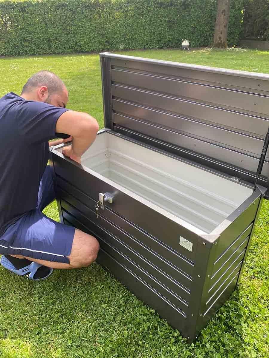 Úložný box Biohort FreizeitBox 100, tmavě šedá metalíza BH65010 (obrázek 4)