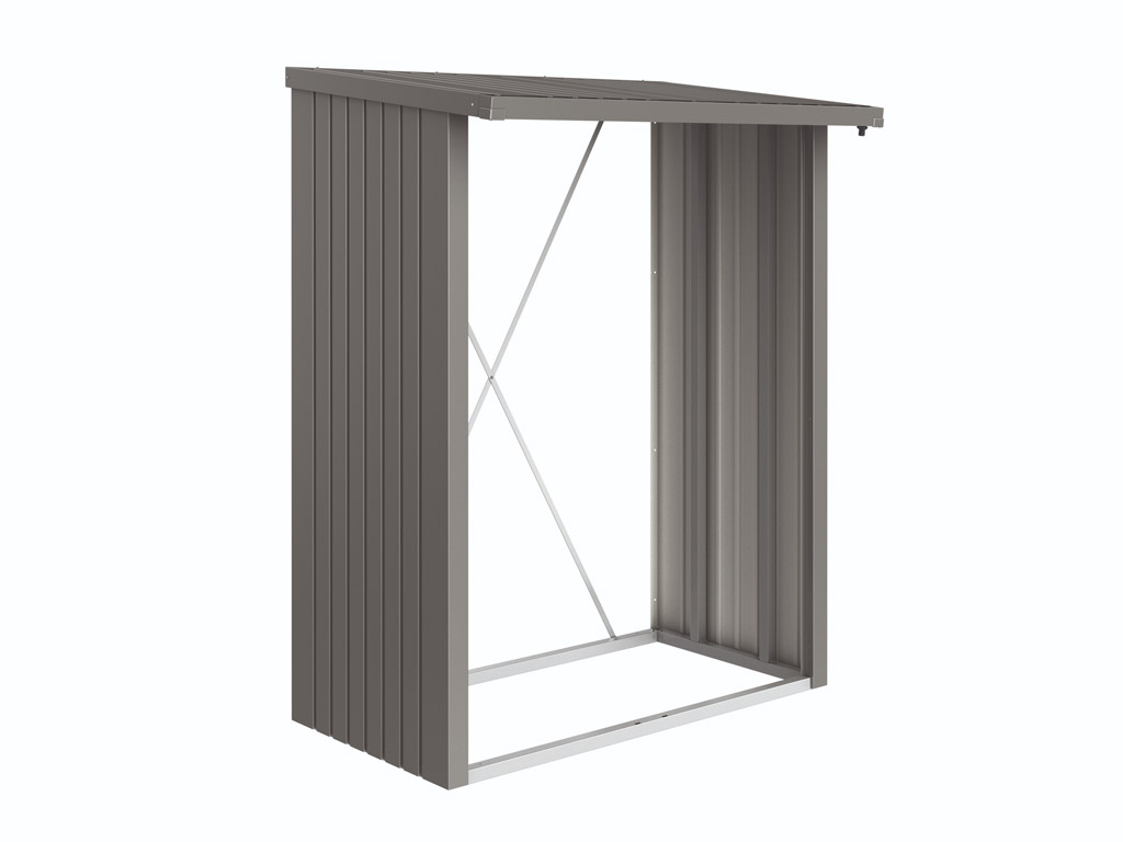 Dřevník WoodStock 150, šedý křemen metalíza BH38010