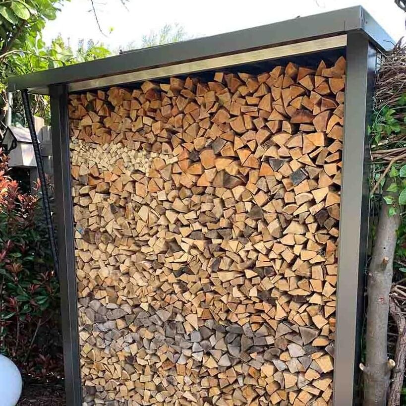 Dřevník WoodStock 150, šedá metalíza BH37010 - Obrázek 3