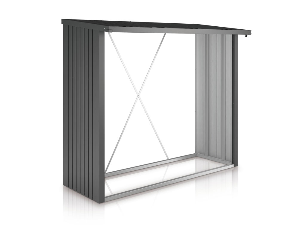 Dřevník WoodStock 230, šedá metalíza BH37020