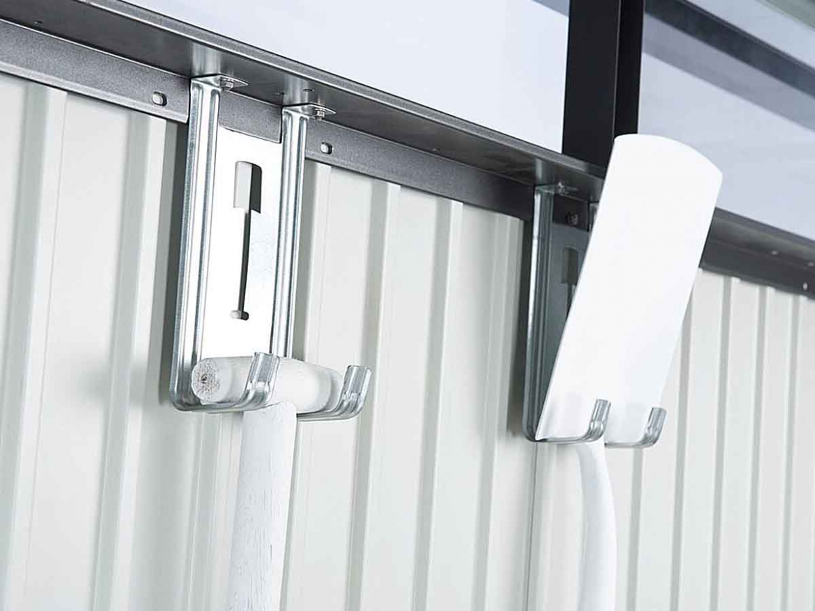 Držák zahradního náčiní do domku BIOHORT (4 kusy v balení) BH47020