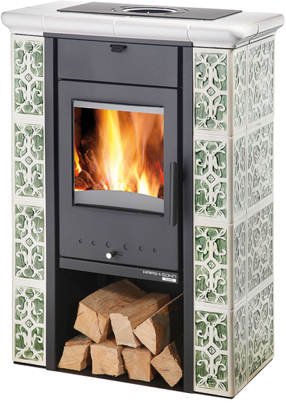 Kachlová kamna ČIČMANY, slonová kost/oliva HS0434325000000