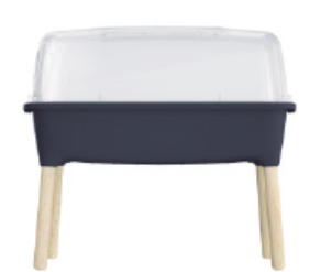 Sadbovač RESPANA PLANTER WOOD HIGH set antracit 78 cm PRISEW780H-S433