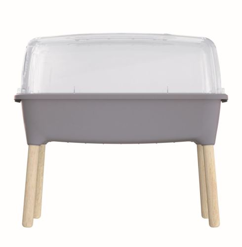 Sadbovač RESPANA PLANTER WOOD HIGH set šedý kámen 78 cm PRISEW780H-405U