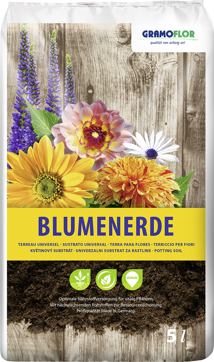 Substrát květinový s jílem GRAMOFLOR 5 l GR1075-24200005