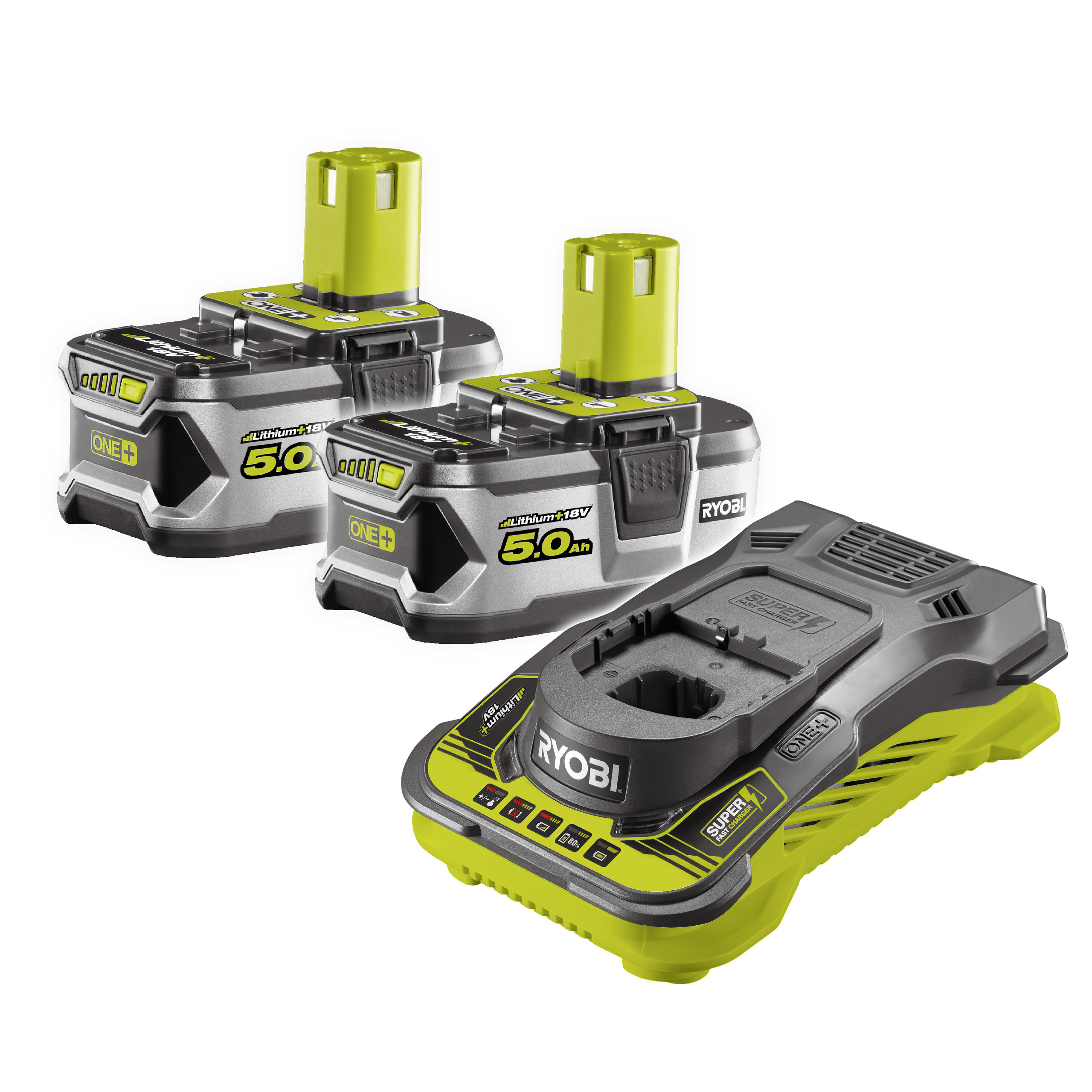 18V One Plus ™ 1x 9,0 Ah Lithium+ HIGH ENERGY akumulátor a nabíječka RYOBI RC18150-250 RY5133004422