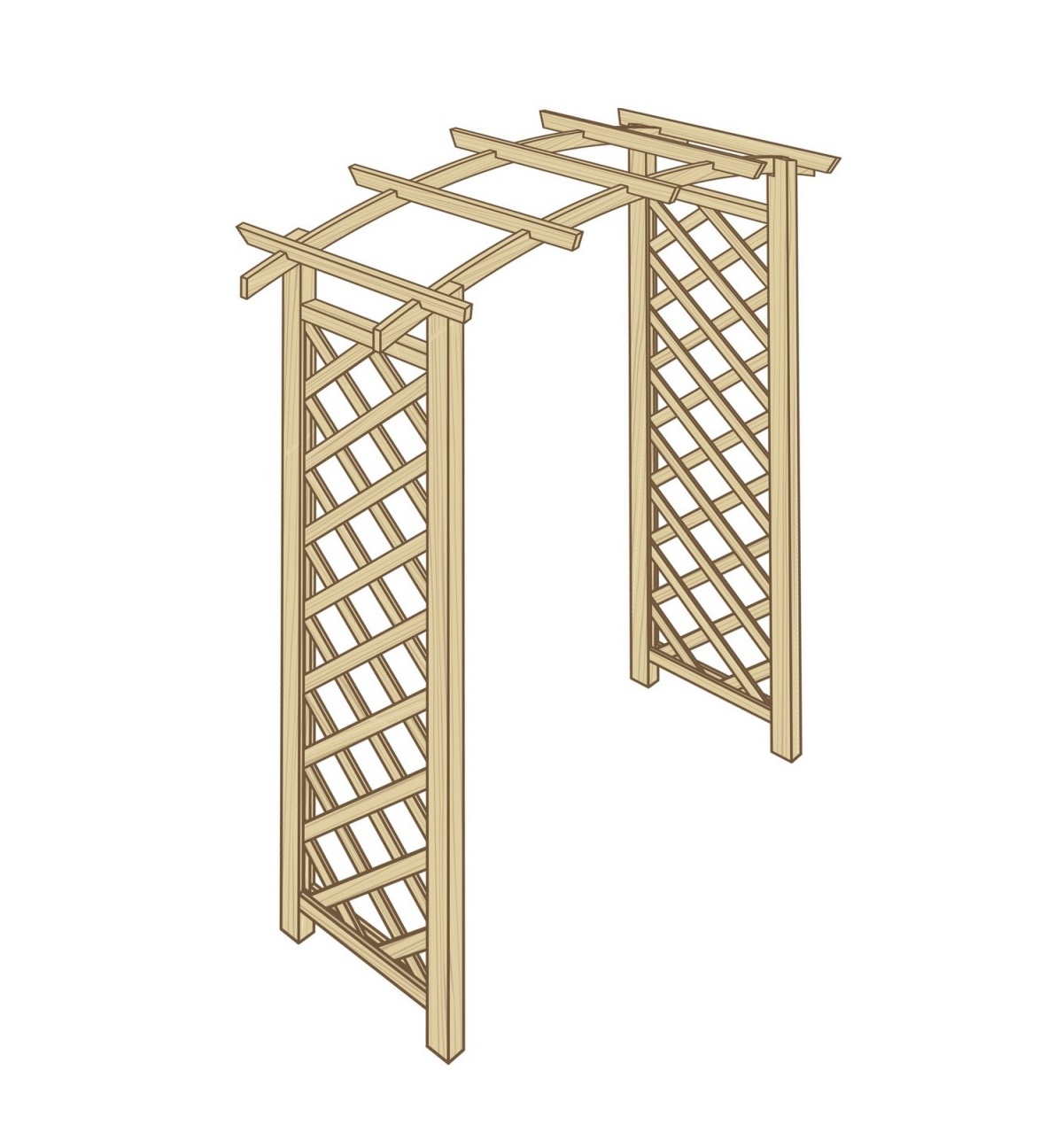 Pergola na růže LANITPLAST S7011 LG2406