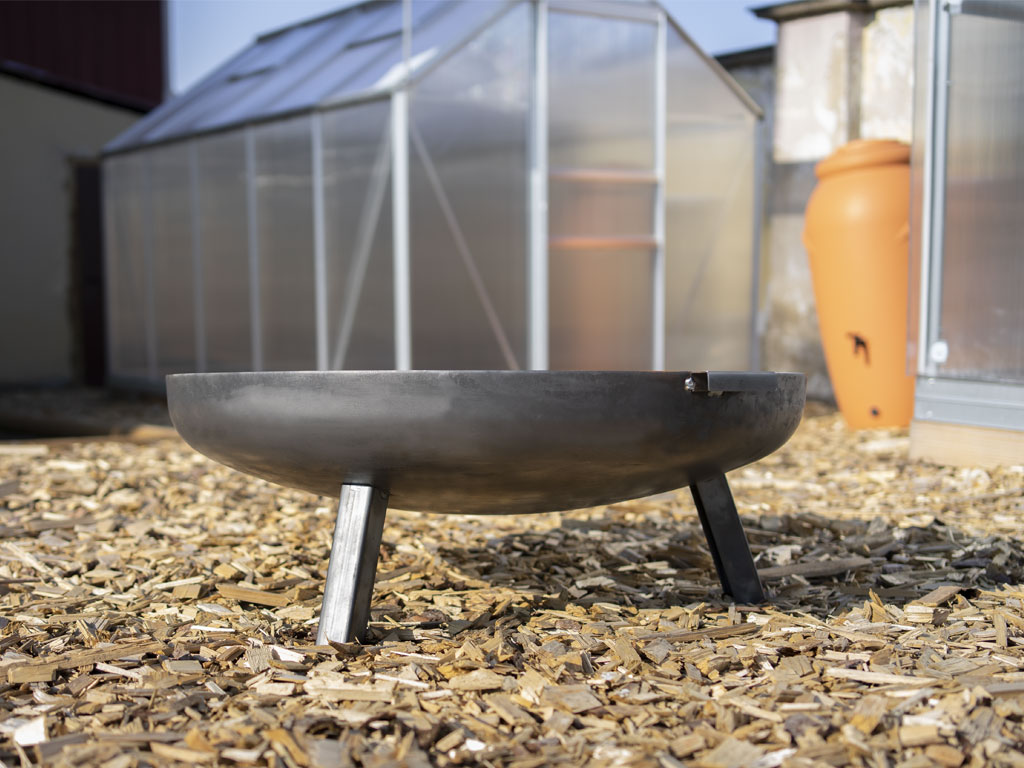 Přenosné silnostěnné (3mm) ohniště ČESKÁ KOVÁRNA, 80 cm BU800