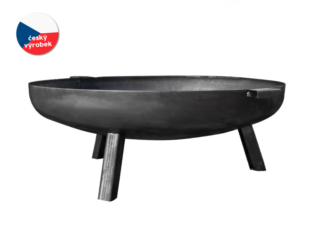 Přenosné silnostěnné (3mm) ohniště ČESKÁ KOVÁRNA, 80 cm BU800
