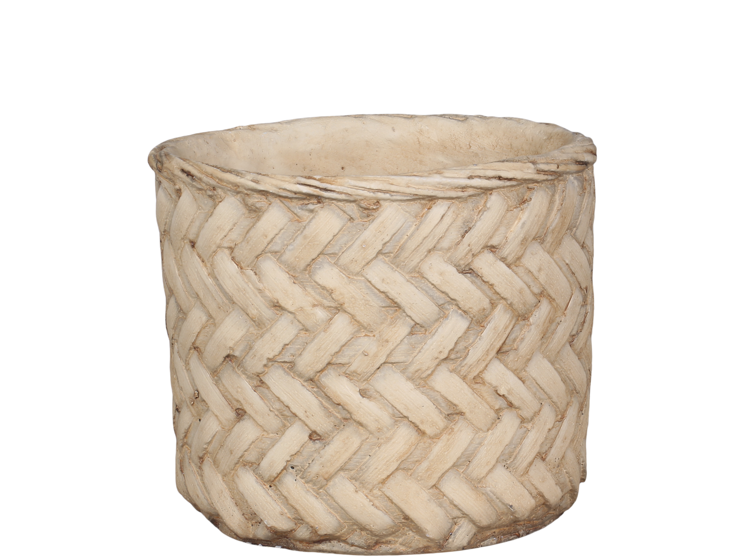 Obal na květináč Corte s pleteným vzorem, Ø 20 cm