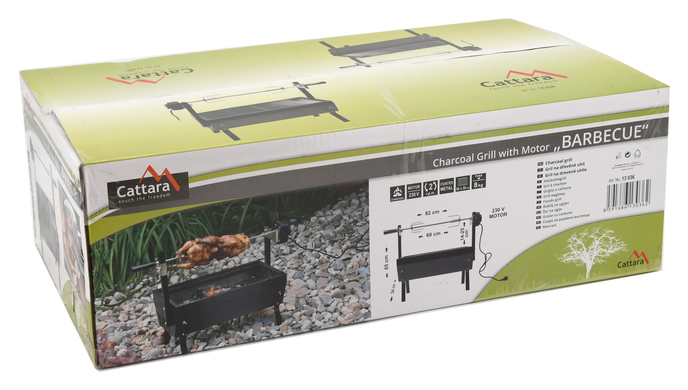 Gril BARBECUE 60cm s motorem 230V CT13036 (obrázek 6)