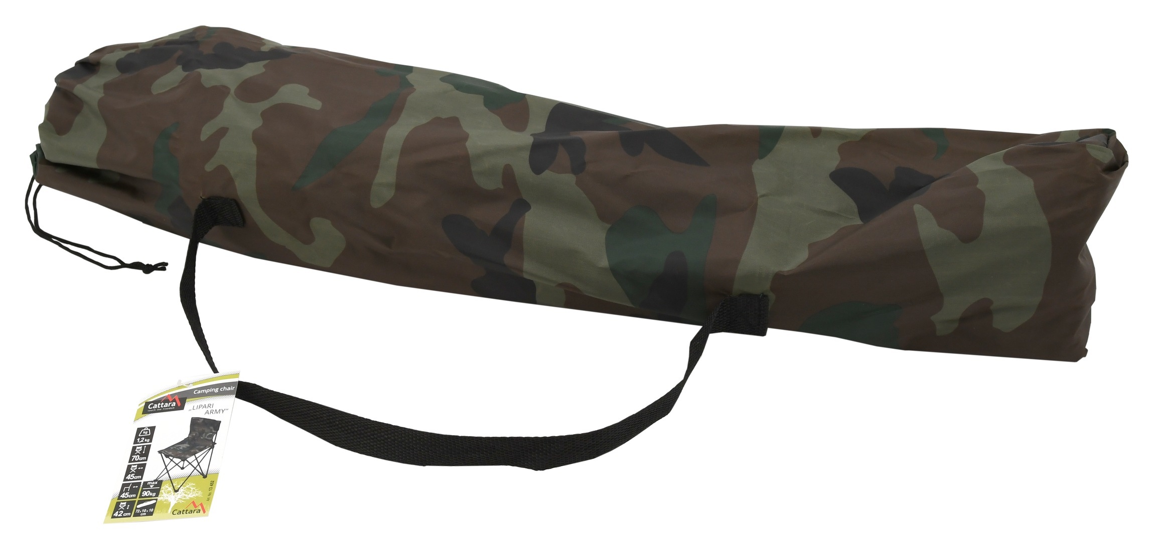 Židle kempingová skládací LIPARI ARMY CT13452 (obrázek 7)