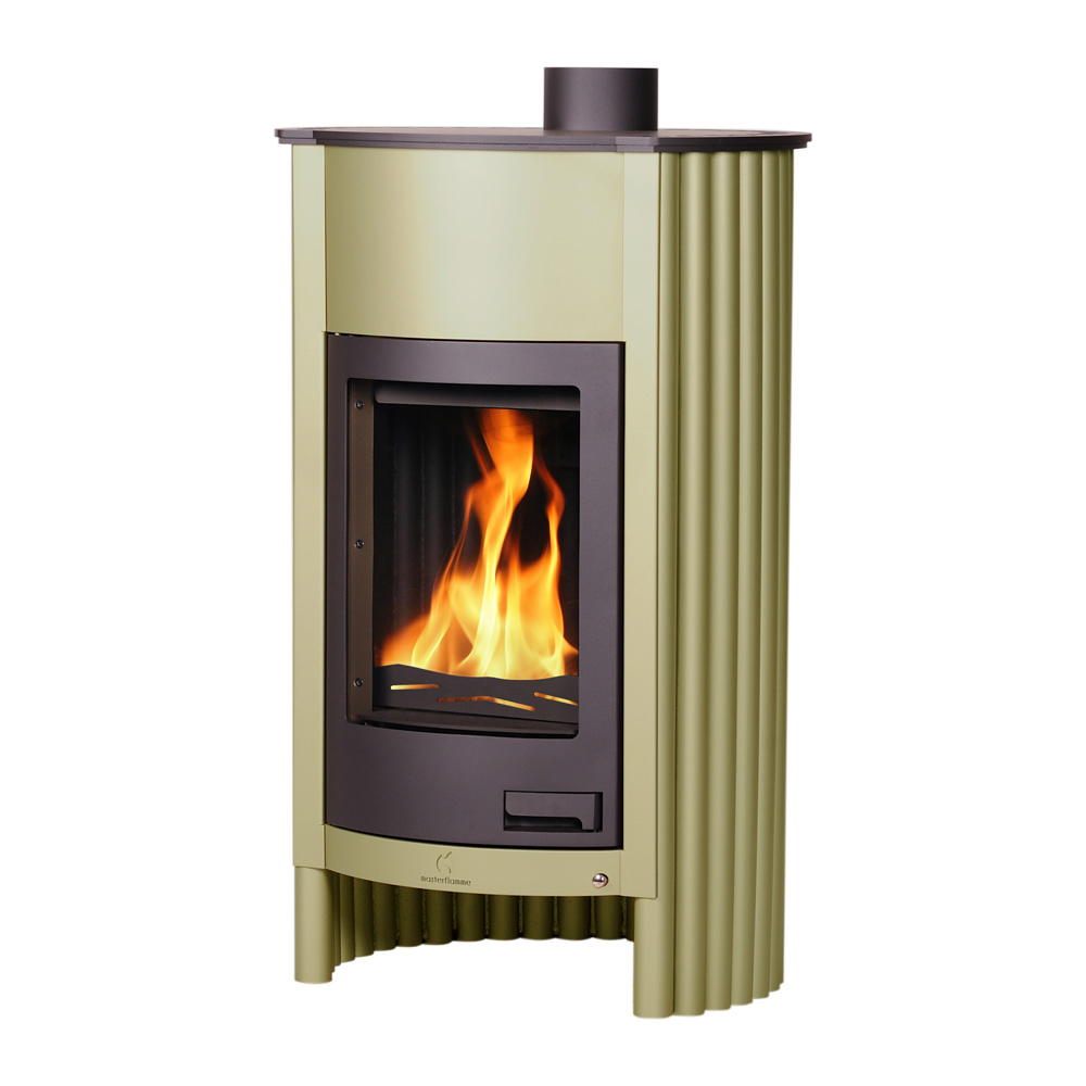 Krbová kamna MASTERFLAMME Grande I, olivová FLHSF41-007