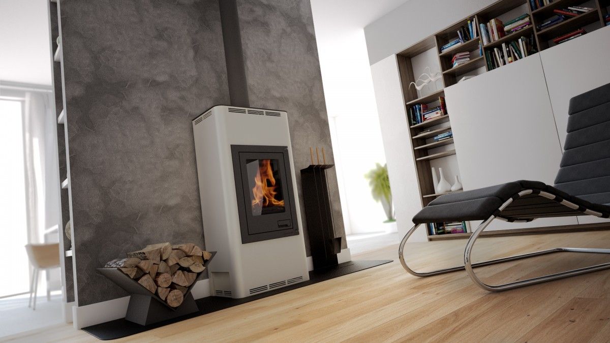 Kamna s výměníkem AQUAFLAM 25, krémová, manuální regulace FLHSF29-032 - Obrázek 7