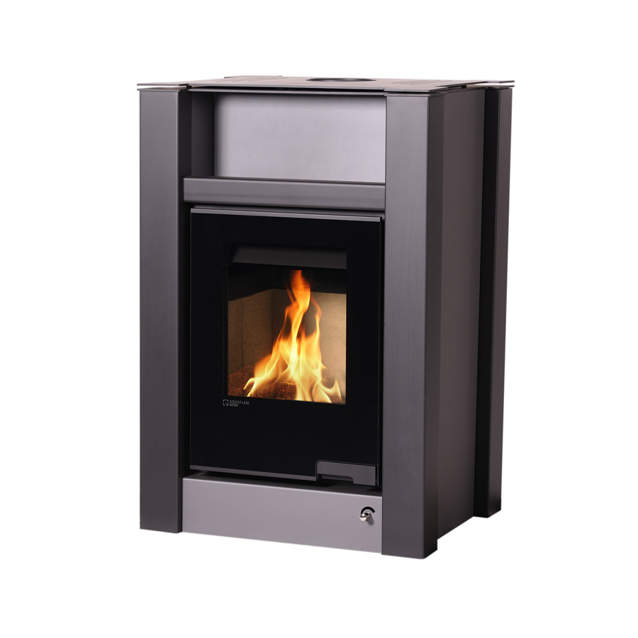 Kamna s výměníkem AQUAFLAM VARIO LEND 11/7kW šedá FLHSF34-035