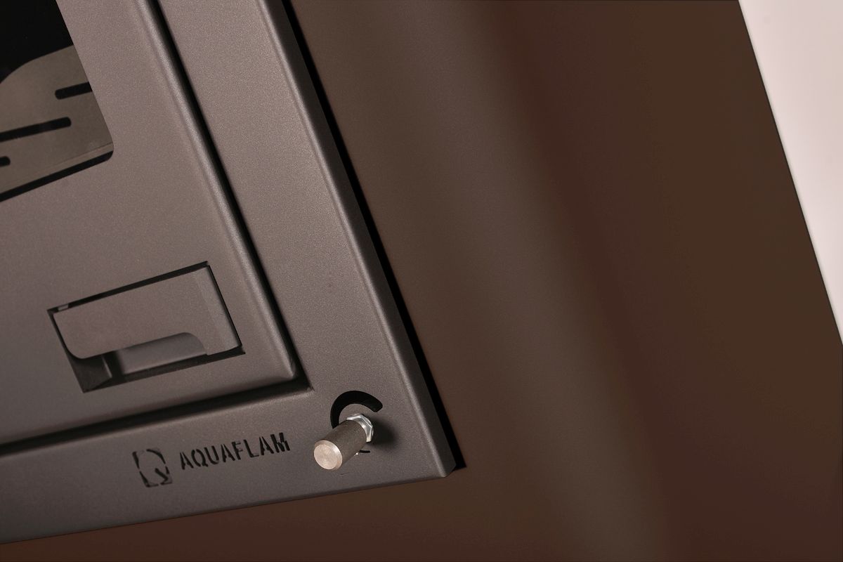Kamna s výměníkem AQUAFLAM 12, hnědá, sametová, základní regulace FLHSF29-039 - Obrázek 4