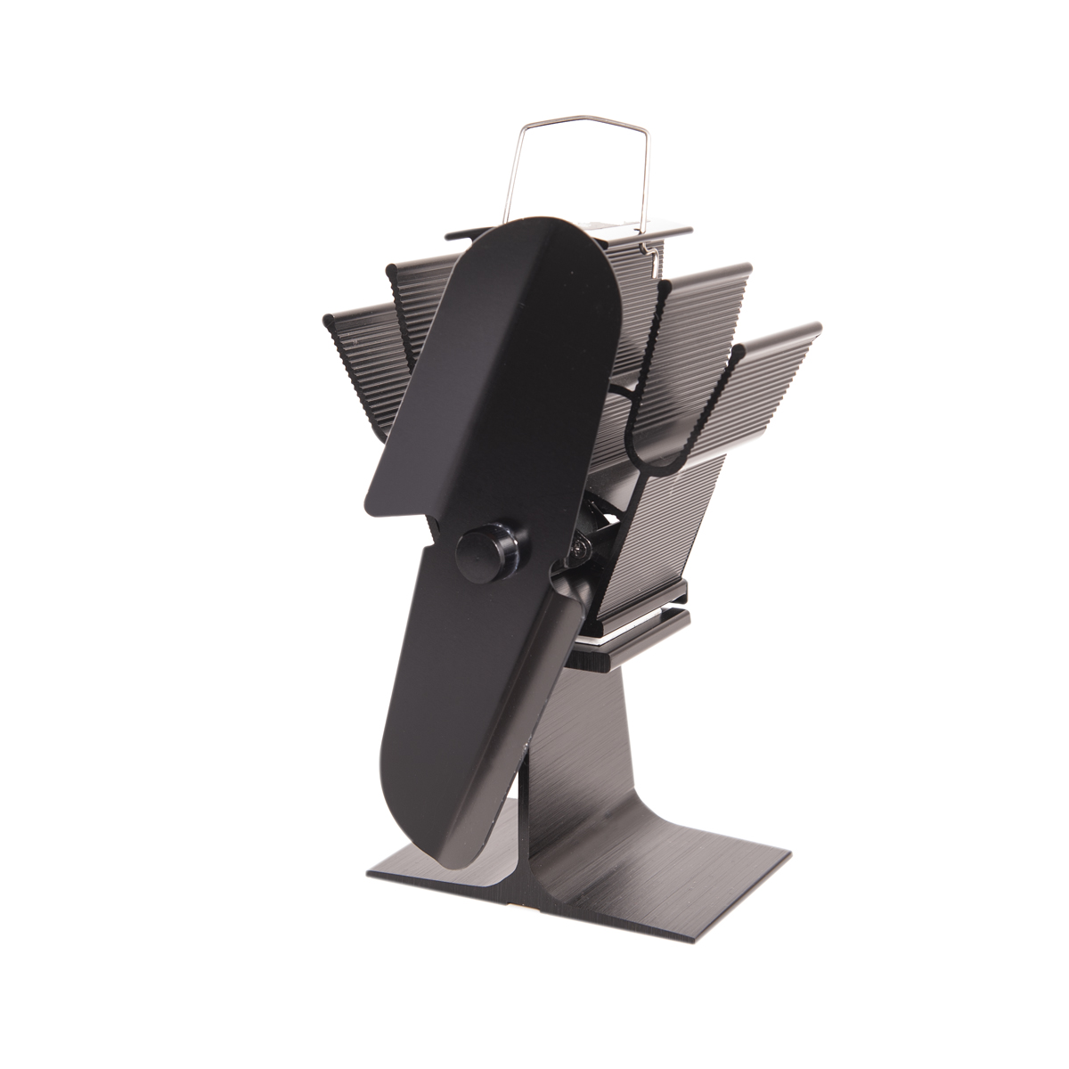 Ventilátor na kamna FLAMINGO dvoulopatkový, černý FLHSF17-265 - Obrázek 3