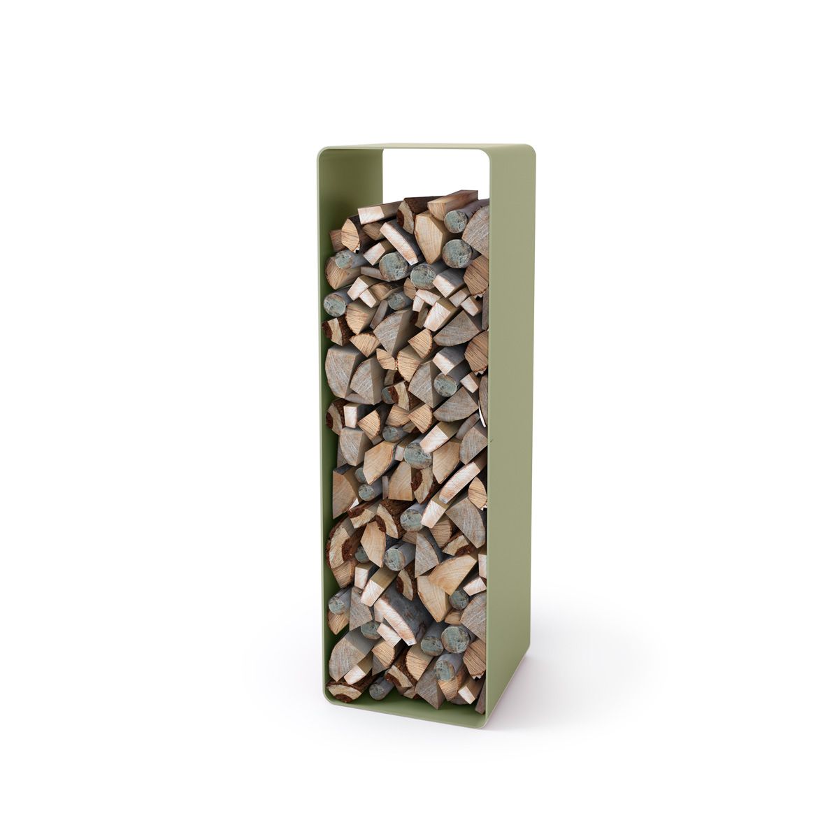 Stojan na dřevo FLAMINGO DELUXE 2, olivová (Singa) FLHSF42-054