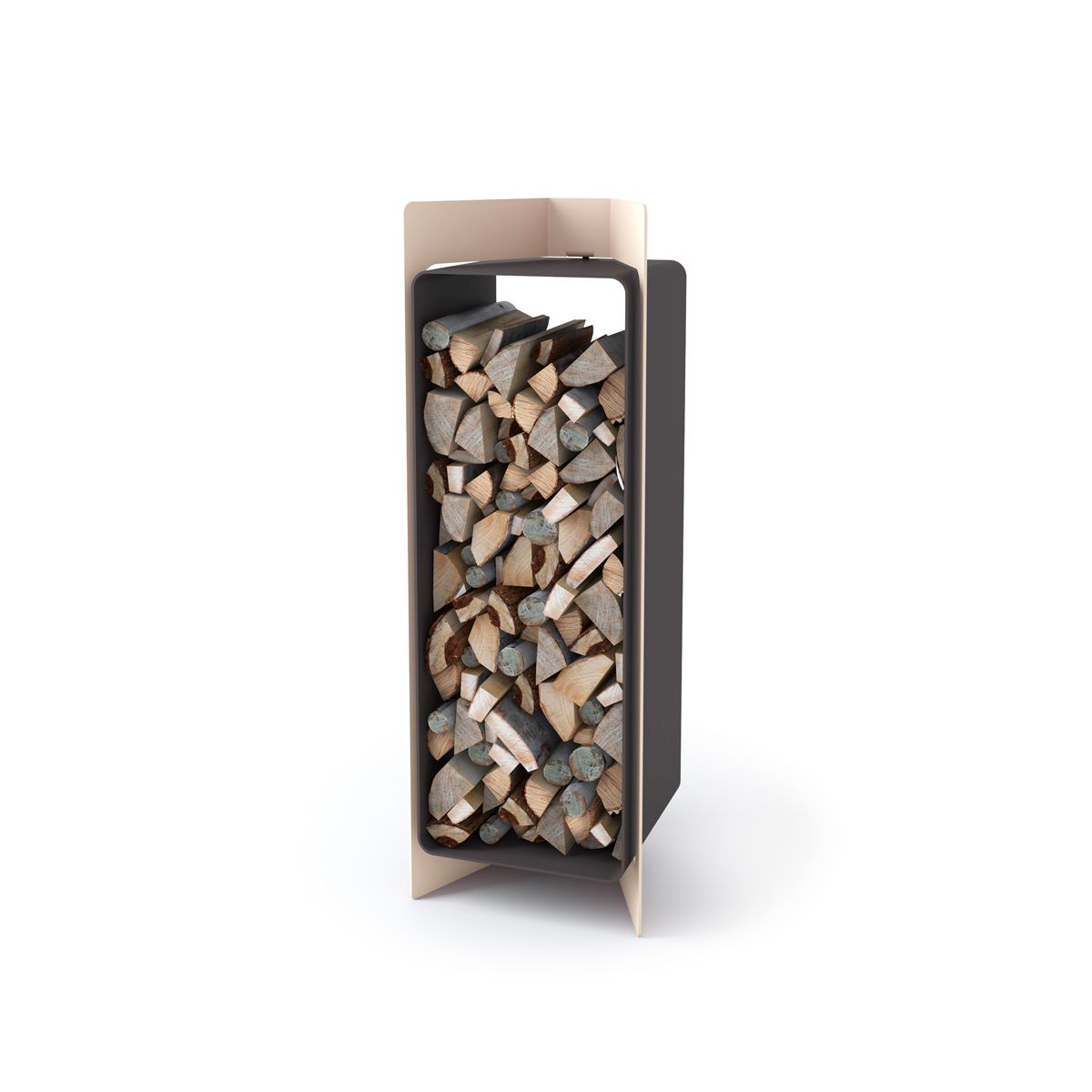 Stojan na dřevo FLAMINGO DELUXE 4, krémová (Pulau) FLHSF42-059