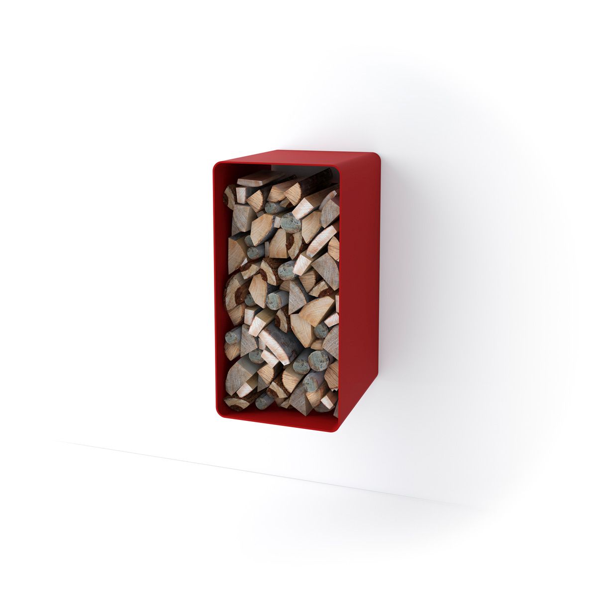 Stojan na dřevo FLAMINGO DELUXE 1, červená (Malia) FLHSF42-063