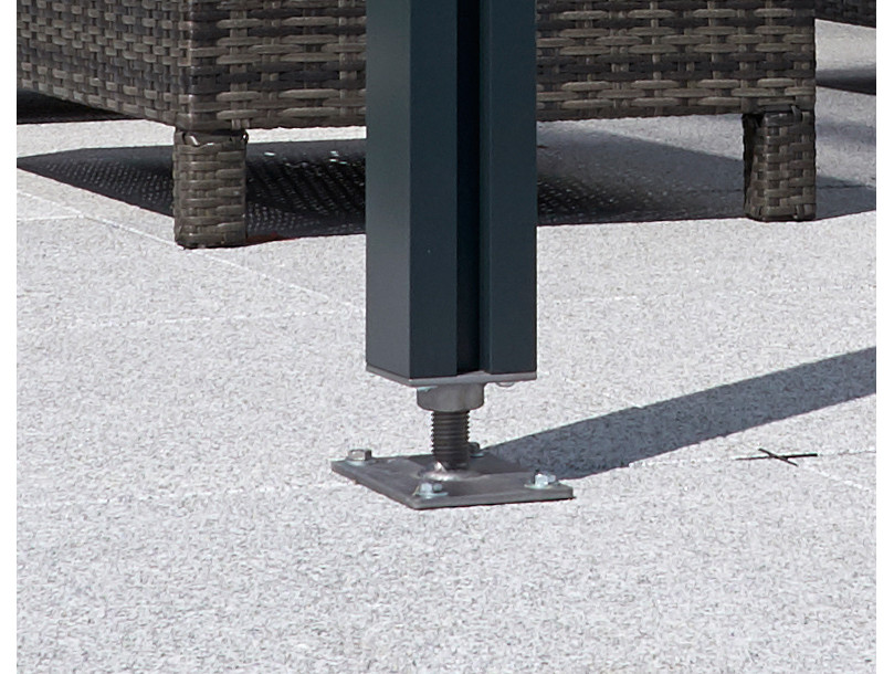 Hliníková pergola Terrassendach Premium 3,09 x 3,06 M - bronzový akryl / antracit GU4295112X (obrázek 4)