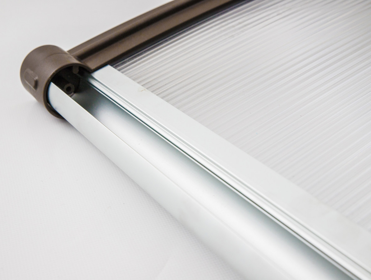 Vchodová stříška Valtellina, 120 x 82 cm, bílá / čirá GU7315133