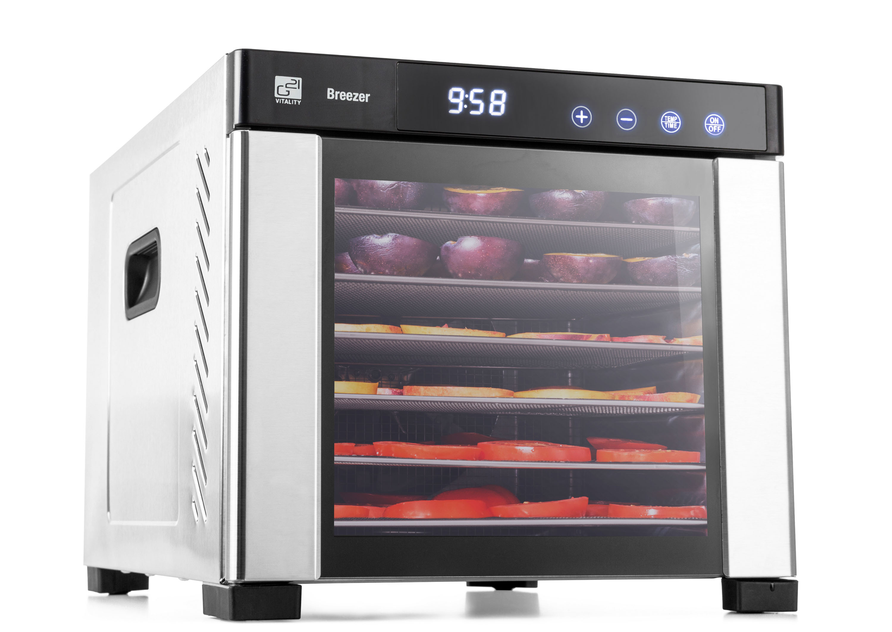 Sušička ovoce G21 Breezer, nerez PE6008112