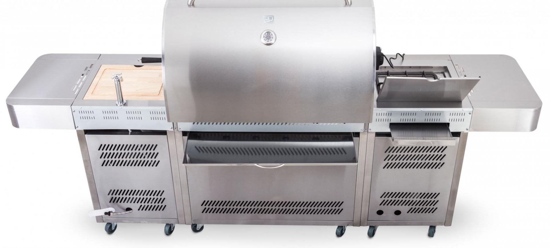 Plynový gril G21 Nevada BBQ kuchyně Premium Line, 8 hořáků + zdarma redukční ventil PE6390340 (obrázek 9)
