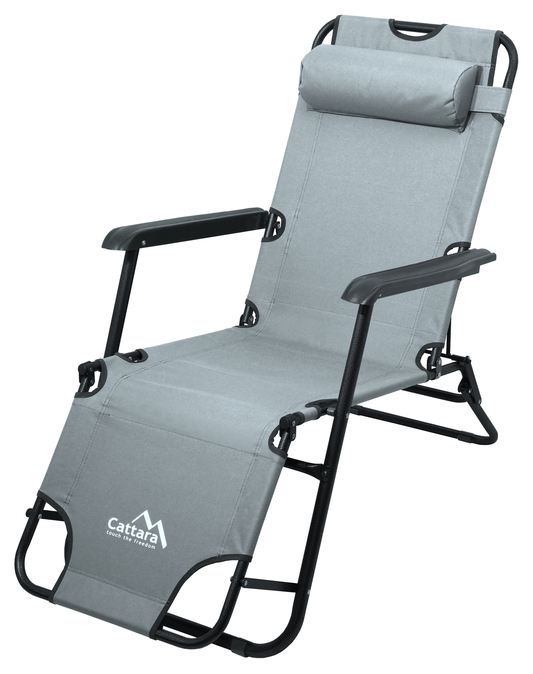 Lehátko/křeslo COMFORT šedé CT13514